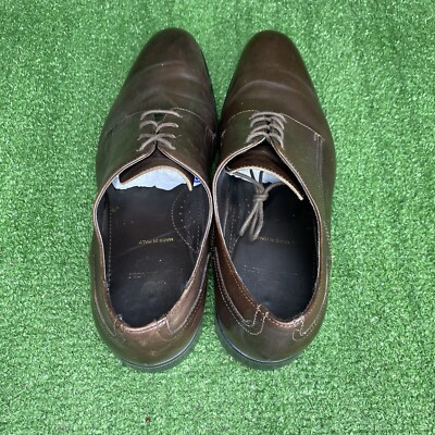 Bruno Magli Naitland Almond Toe Oxford Leather Dress Shoes  display picture 2