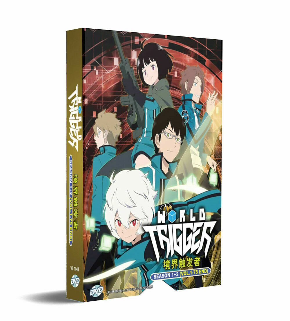 World Trigger Season 1 and 2 Volume 1 to 75 DVD Set English