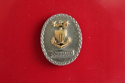USCG COAST GUARD SHIP SHORE AIR MCPO E-9 COMMAND MESS MINI QUALIFICATION BADGE S