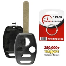 For 2003 2004 2005 2006 2007 Honda Accord - Remote Uncut Key Fob Shell Case Pad