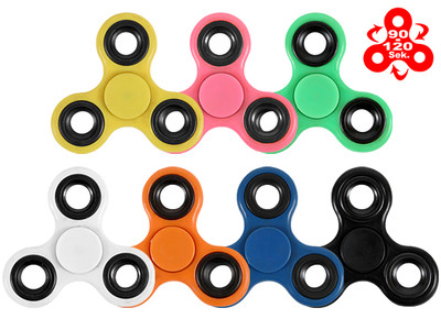 Turbo Spinner Glow in the dark Metallic Finger Pocket Anti Stress ADHS Fidget CE