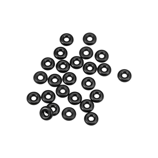 25Stk. O-Ringe 4,5Mm Ad 1,5Mm Id 1,5Mm Breite Metrische Nitrilkautschuk-Dichtung-image