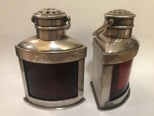 Art Krupp Berndorf Powder Shaker Pepper Pots Early To Mid-20th Century