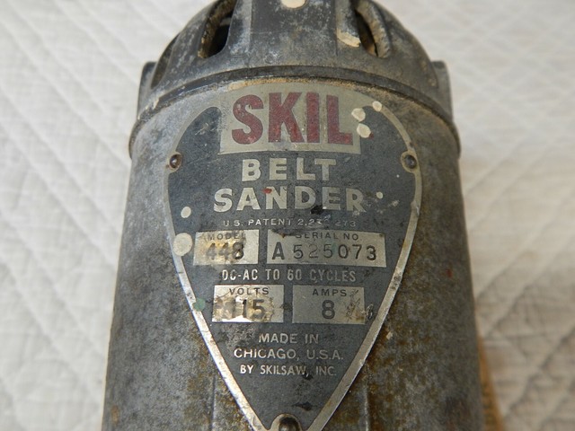 SKIL Model 595 3" Belt Sander Part Brush Holder Cover / DB 119 for