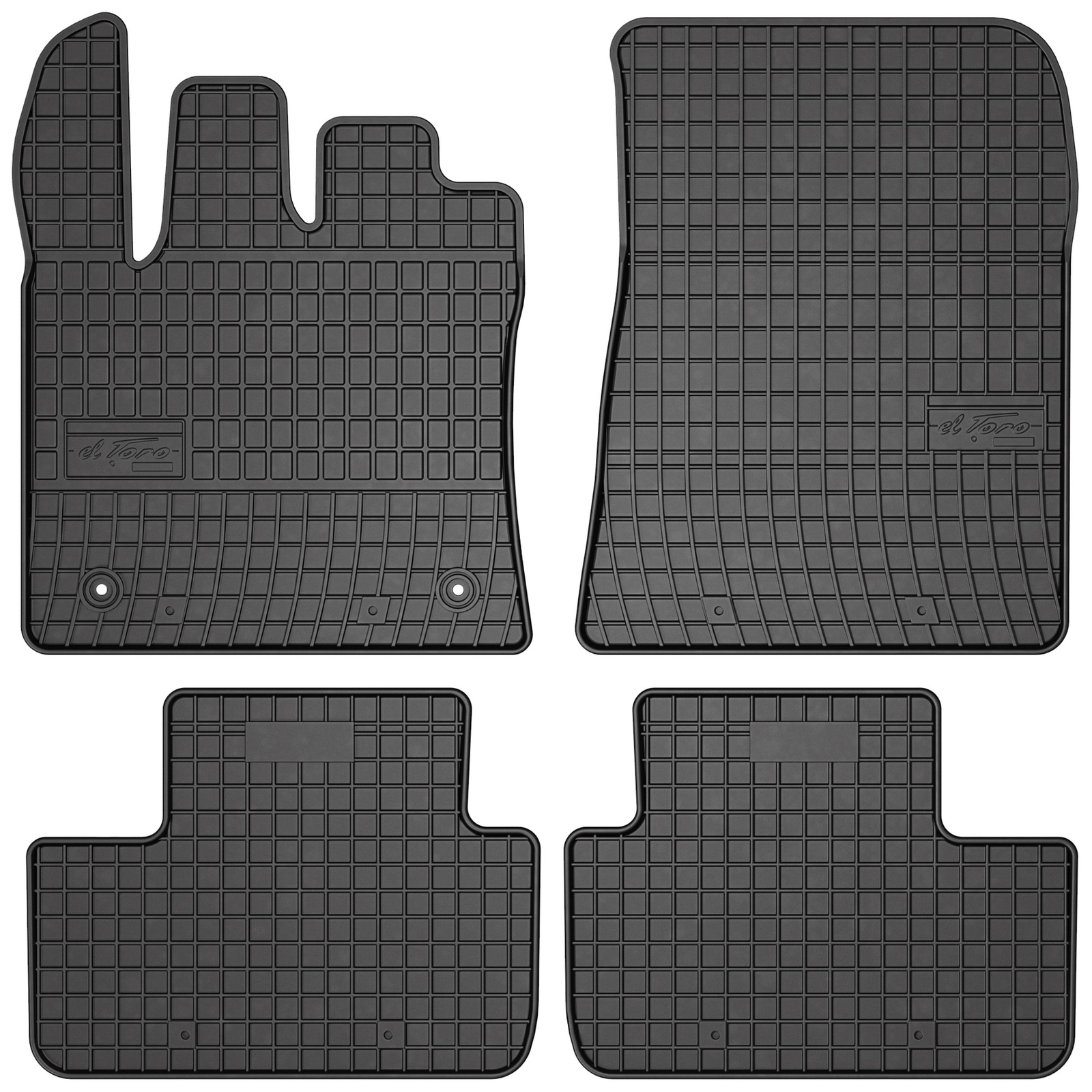 Tapis de sol Frogum El Toro premium en caoutchouc durable haute résistance pour Renault Captur II