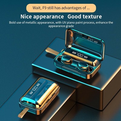Upgrade F9-5 True Tws 5.0 Wireless Auricolare Bluetooth Microauricolari Kit  Di | eBay