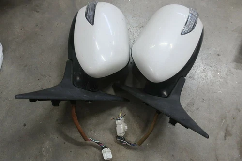 JDM SUBARU LEGACY BP5 BL5 POWER FOLDING MIRROR SILVER PAIR BPE DOOR WING MIRRORS