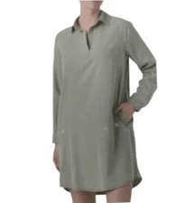 Como Vintage Women's Shirt Dress, Seagrass, S