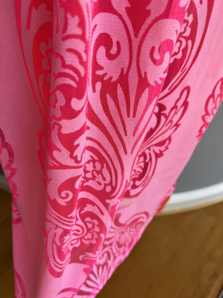 Maxi Vestido Largo Niña C W D Niños Sin Mangas Rosa Talla 14 Crucero Boda Fiesta Foto 4 de 4