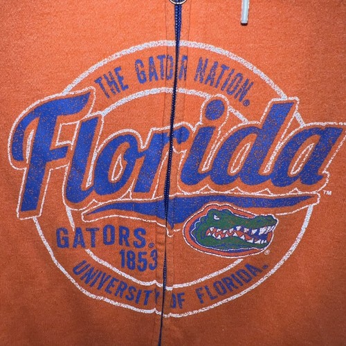 Florida Gators Full Zip Fleece Hoodie Knights Apparel Size Medium 8/10 Football - Picture 3 of 11