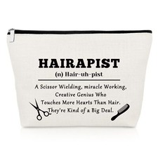 Hair Stylist Gift Makeup Bag for Hairdresser Barber Cosmetology Appreciation
