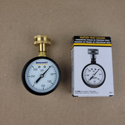 #ad #ad 2.5quot; Pressure Gauge For Water Pressure Testing Tester Test Garden Hose Gage 300 $9.99