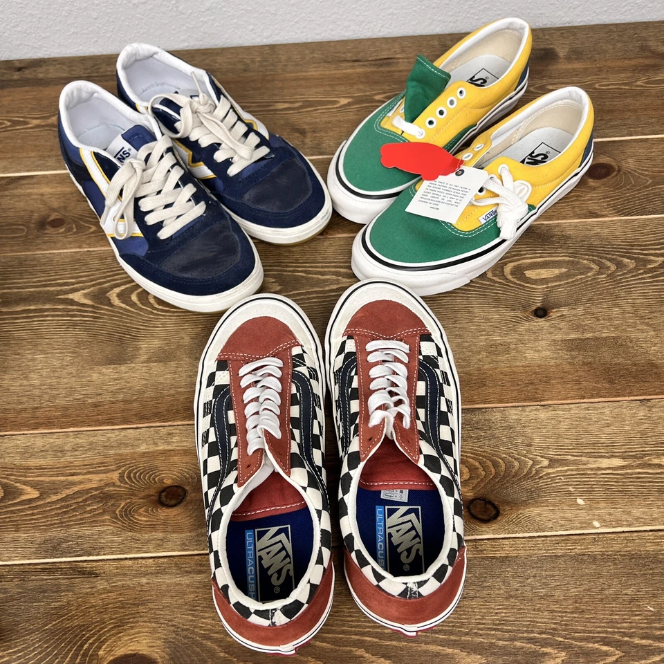 Vans unisex Sneaker Shoes Size Men 6.5 / Women 8 - set of 3 pairs - Image 2 of 4