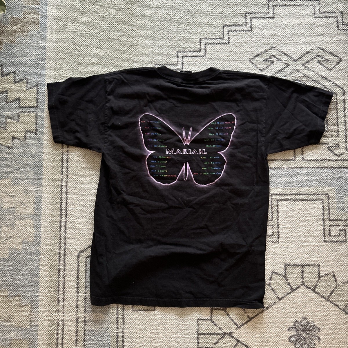 Mariah Carey Rainbow Tour Tee Shirt | eBay