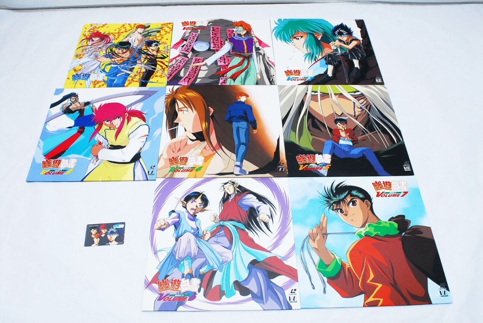 Yu Yu Hakusho TV Anime Series LD 4BOX 28LaserDisc 4Book 4card Set Japan  Anime