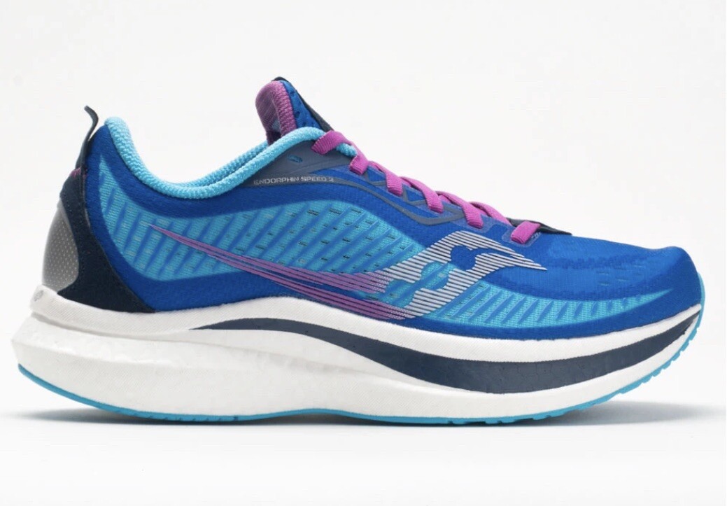 Saucony Endorphin Speed Royal Blue Run Race Shoes S10688 Womens 10