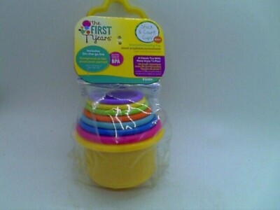 The First Years Stack Up Cups NEW COLORS MAY VARY PACK
