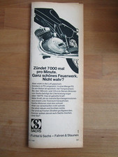 Fichtel & Sachs Motoren von 1969, Werbung, Werbeseite, Annonce, tolle Werbung