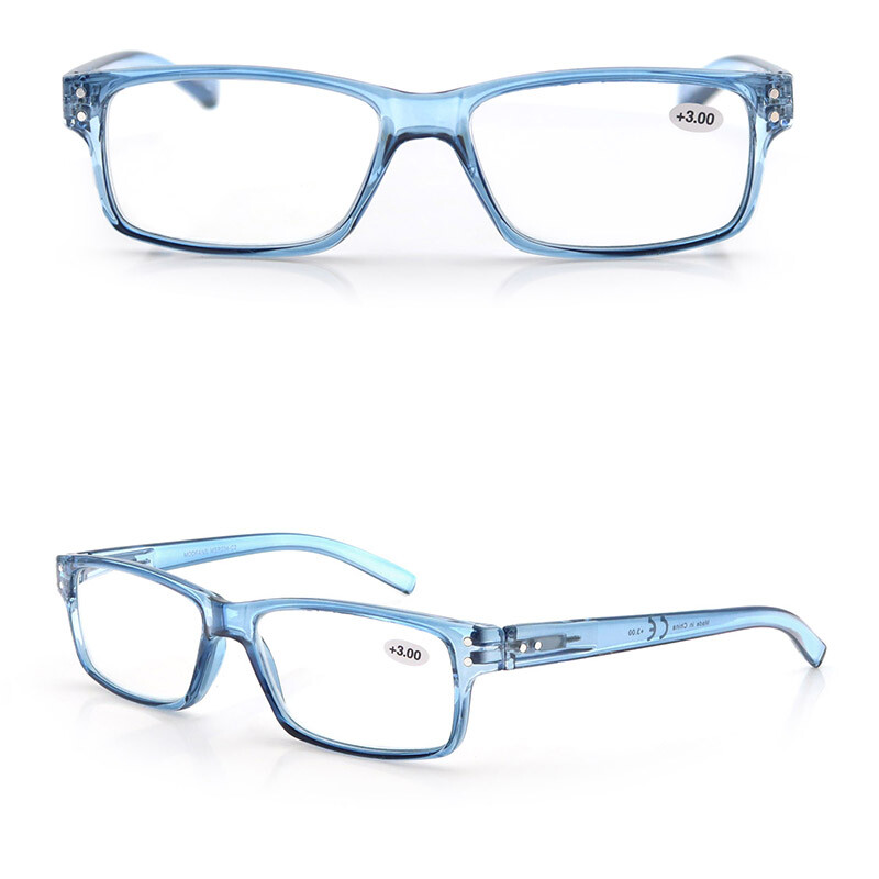Reading Glasses Women Men Rectangular Ultralight Frame Readers Eyeglasses 