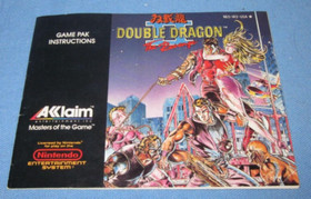 Nintendo NES Game & Booklet ~ Double Dragon II, The Revenge