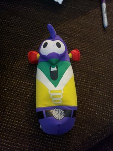 Veggietales larryboy cucumber larry boy plush 2006 Blue Box | eBay