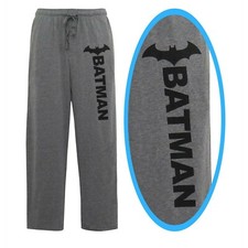 Batman Hush Symbol Men's Pajama Pants Heather Grey