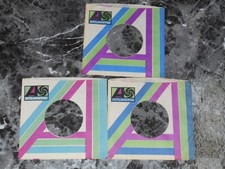45 COMPANY RECORD SLEEVES. LOT OF THREE ATLANTIC. 1841 B'WAY ADDRESS.