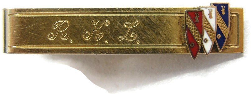 Gold 12K GF Buick Logo Vintage Men's Tie Clip Accessory 1/20 Scale