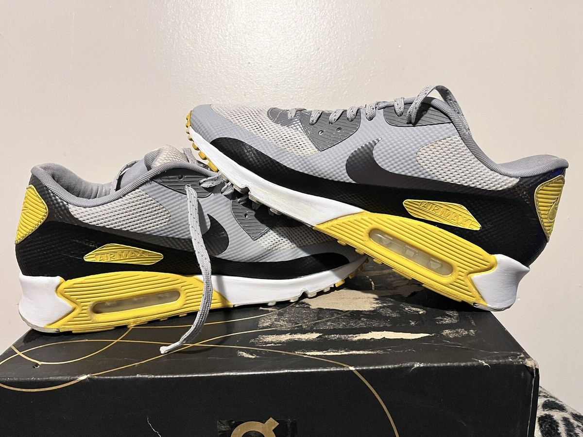 2012 Men Nike Air Max 90 Hyperfuse Livestrong Maize Grey Used Size 11 Rare OG Nike Air Max 2012 for Sale | Authenticity Guaranteed | eBay main image 4