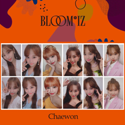 IZ*ONE 1st Album - BLOOM*IZ Chaewon Official Photocard | eBay