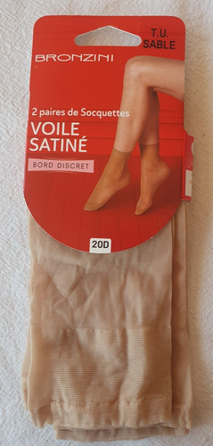 Chaussettes Femme GERBE Bambou Taille L Couleur Noir Neuf