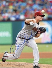 DANIEL HUDSON ACTION ARIZONA DIAMONDBACKS SIGNED AUTOGRAPHED 8X10 PHOTO W/COA