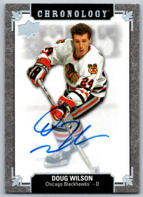 2019-20 Chronology Franchise History Auto #FHCHDW Doug Wilson E (ref 168998)