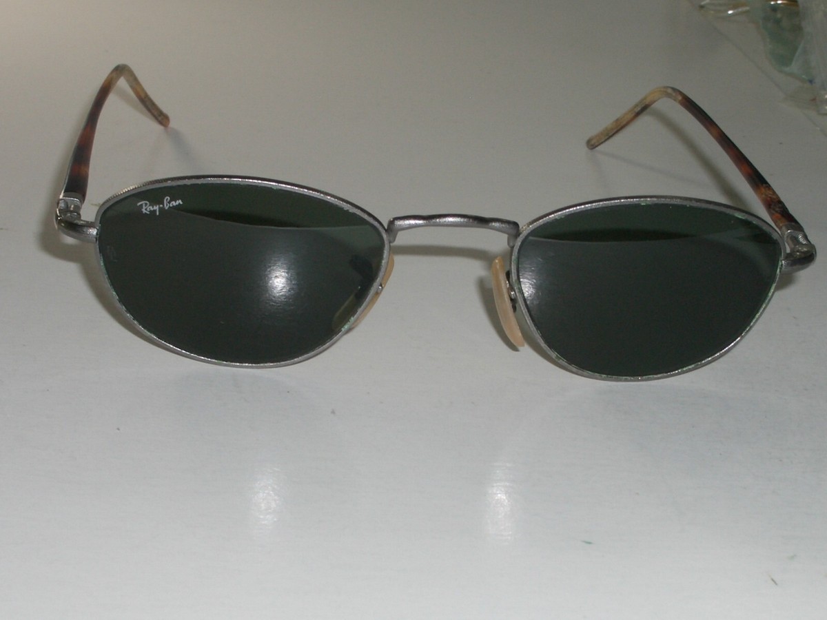 VINTAGE B&L RAY BAN W2861 NVAS G15 CRYSTAL GUNMETAL PEARL DROP