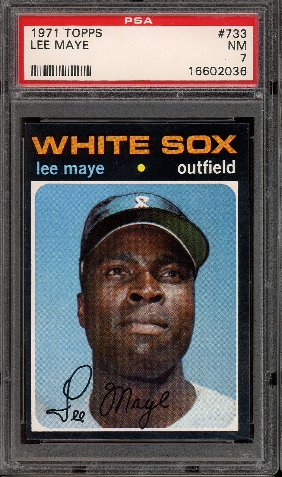1971 Topps Baseball #733 Lee Maye PSA 7
