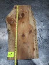 Illinois Red Cedar Live Edge Wood Lumber Woodworking Board #411