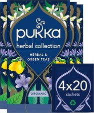 Pukka - Herbal Collection - 4 Packs of 20 Sachets - 4 Flavours