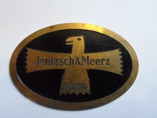 Schild Typenschild IMO JMO Leipzig Jentzsch Meerz Flipper pinball SpielAutomat 