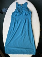 Vestido Athleta Talla 6 Voyage Sujetador Integrado Bolsillo Trasero con Cremallera