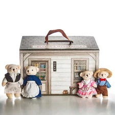 The Queens Treasures My First Little House 18 Pc Oleson's Bear Family and Shop