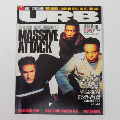 URB Magazine 1998 Massive Attack Interview- Hip Hop Trip-Hop Electronic Music