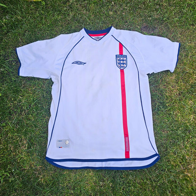 Umbro England Nationalmannschaft Trikot Small Vintage 2001-2003