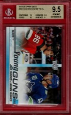 2019-20 UPPER DECK QUINN JACK HUGHES YOUNG GUNS ROOKIE CL #250 BGS 9.5 YG RC
