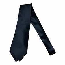 Joseph Feiss 100 Silk Black Solid Tie Men s Classic Necktie Preloved