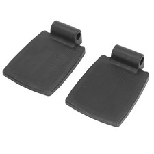 2pcs Wheelchair Footrest 19 Tube Elevating Legs Textured Surfaces Universal Foot