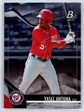 2021 Bowman Platinum Yasel Antuna Rookie Top Prospects Nationals RC #TOP-47