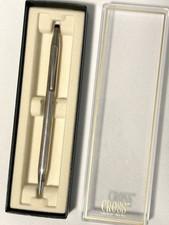 Vintage Cross Classic Century Sterling Silver Ballpoint Pen Made In USA With Box