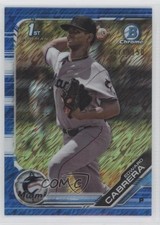2019 Bowman Chrome Prospects Blue Shimmer Refractor 71/150 Edward Cabrera k0w