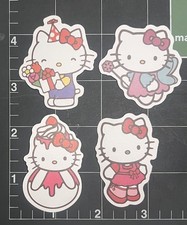 Lot of 4 Sanrio Hello Kitty Birthday Fairy laptop vinyl sticker decal
