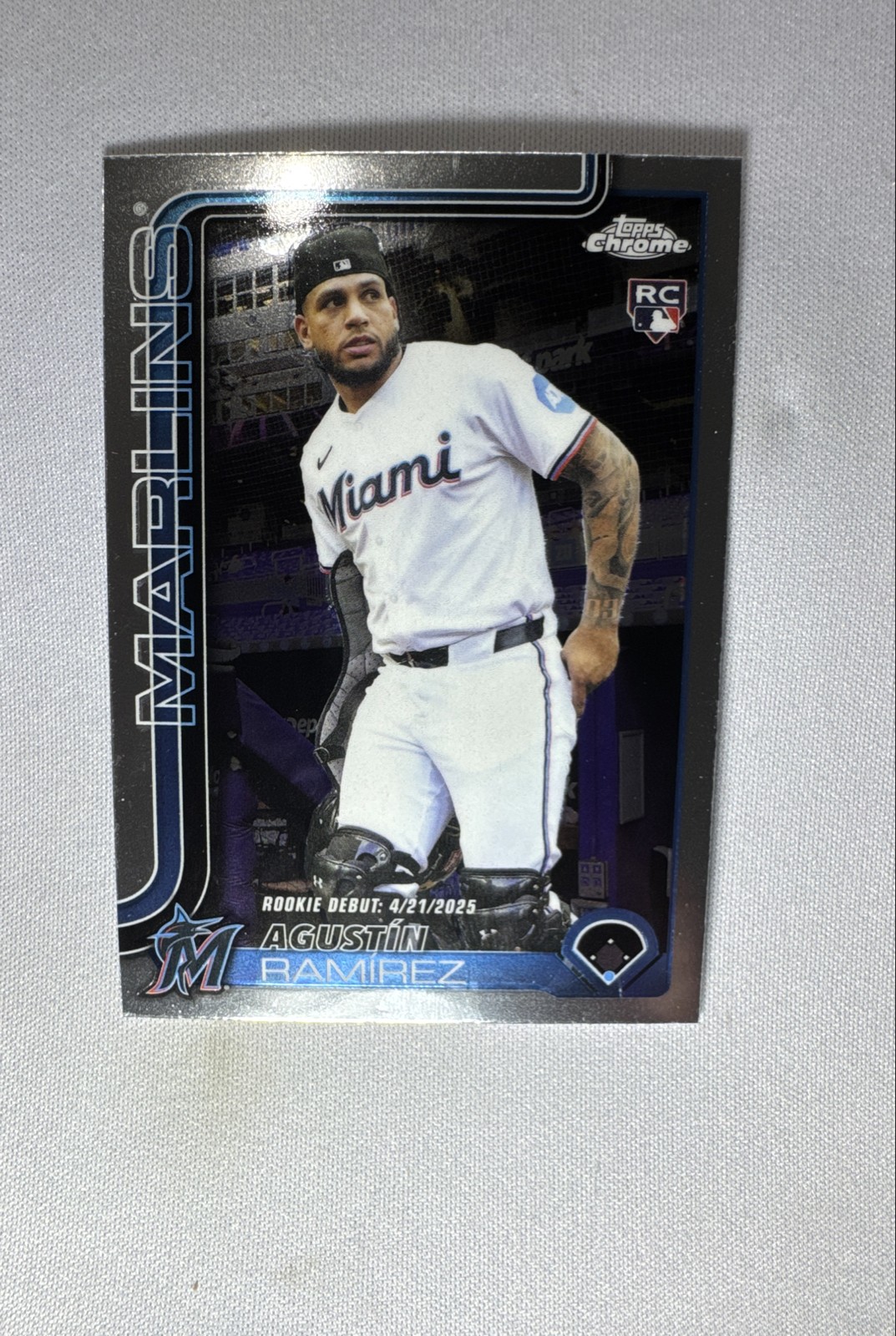 2025 Topps Chrome Update Series - Rookie Debut Agustin Ramirez #USC38 (RC)